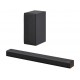 LG S40Q Soundbar 300W 2.1 με Ασύρματο Subwoofer και Τηλεχειριστήριο Μαύρο